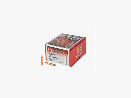 6.5mm 130gr ELD Match 100 stuks