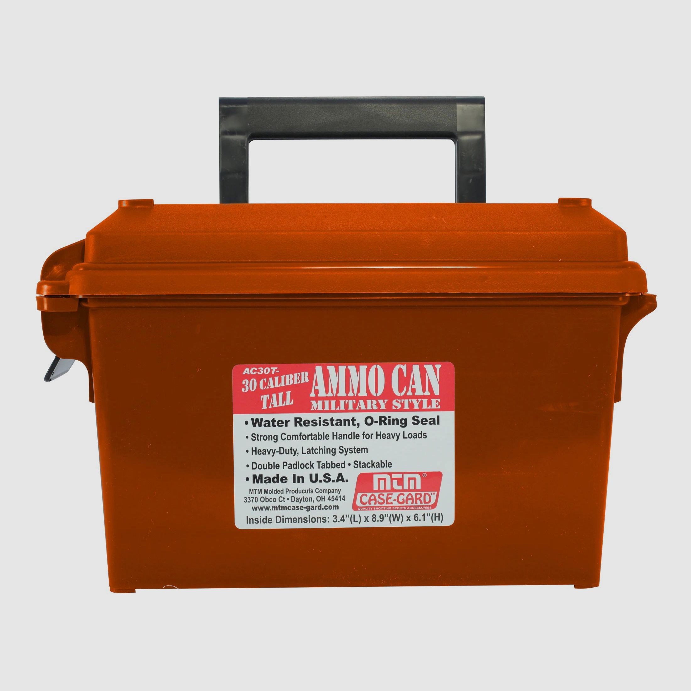 MTM scatola per munizioni Tall AC30T-35 arancione
