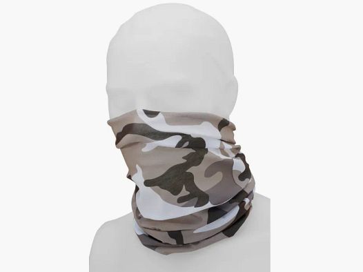 Multifunktionstuch (Schlauchschal) für Kopf, Gesicht, Hals - Einheitsgröße - Urban Camouflage
