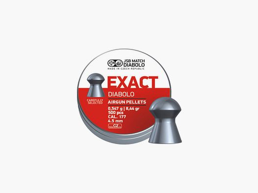 Geschosse Kal. 4,53 JSB Exact Diabolo runde Spitze 500 St. 0,547 g