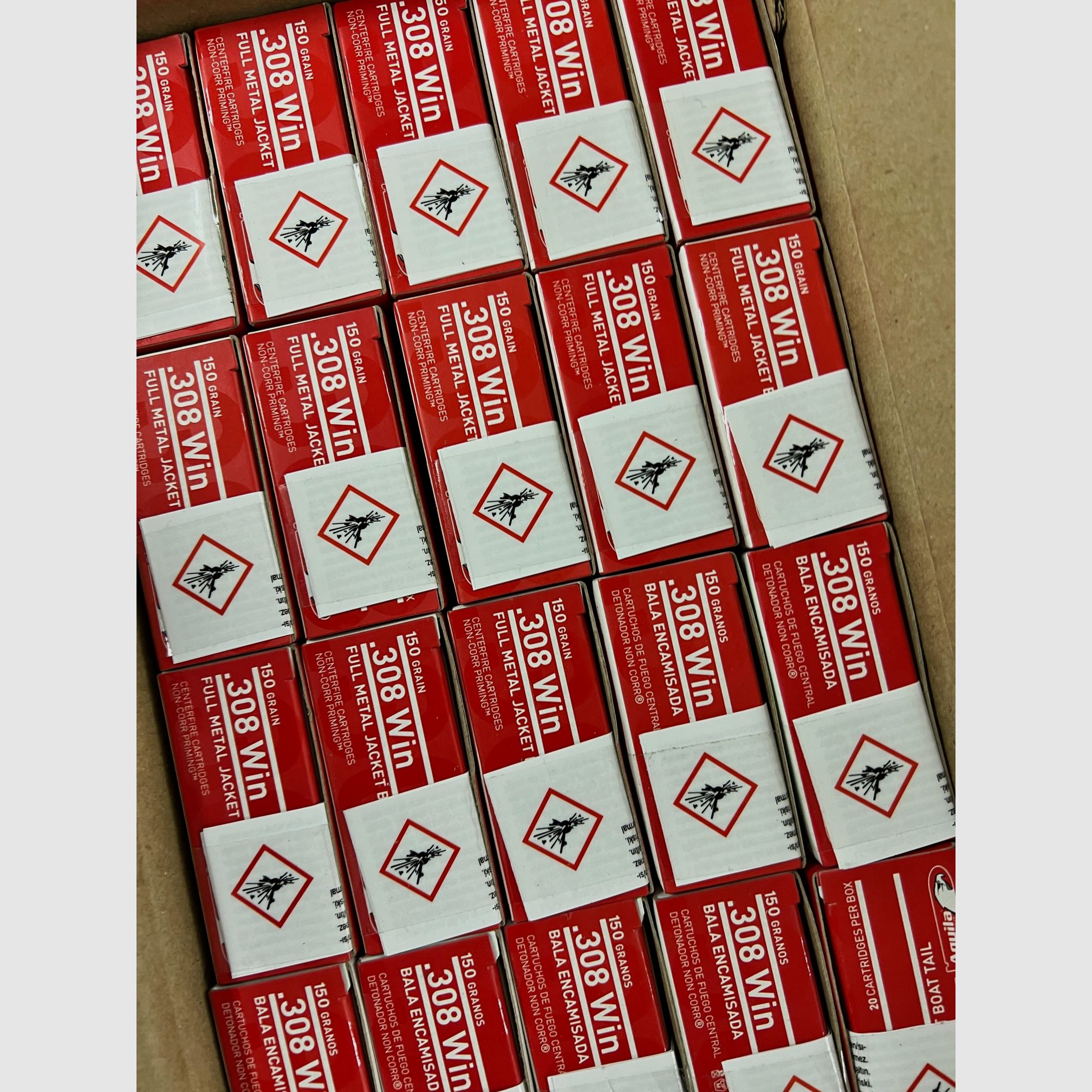 Aguila Standard .308 Win BTFMJ 150 grs Büchsenpatronen