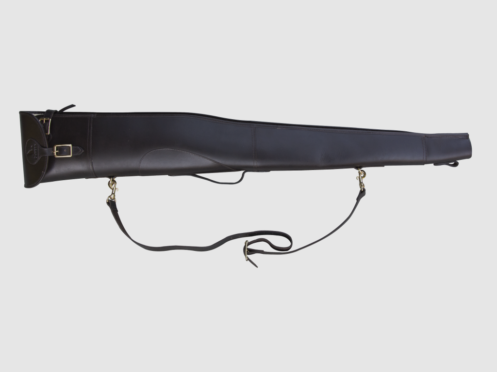 Canard Foderal Gevær Dakota Læder | Mørkebrun | 120cm