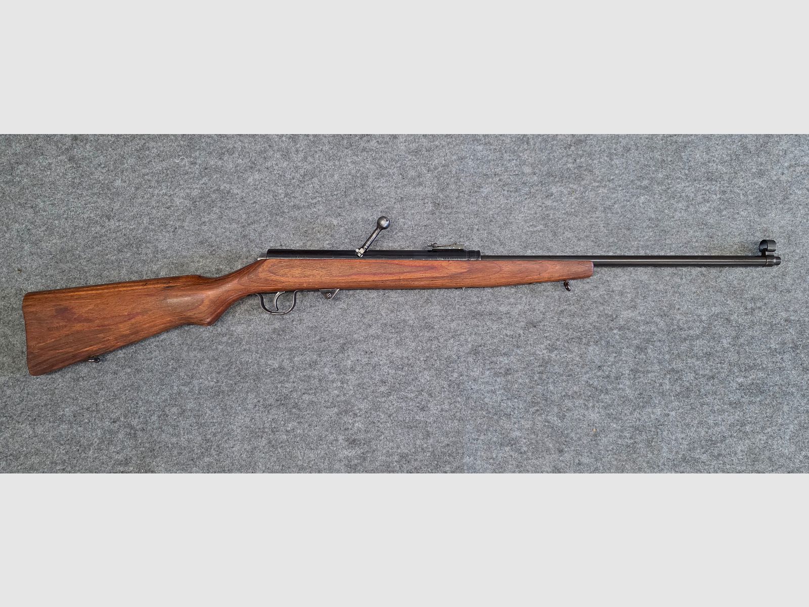 Haenel Mod. 49a z kolbą z drewna warstwowego z 1957 roku w dobrym stanie, samopowtarzalny, nie 310