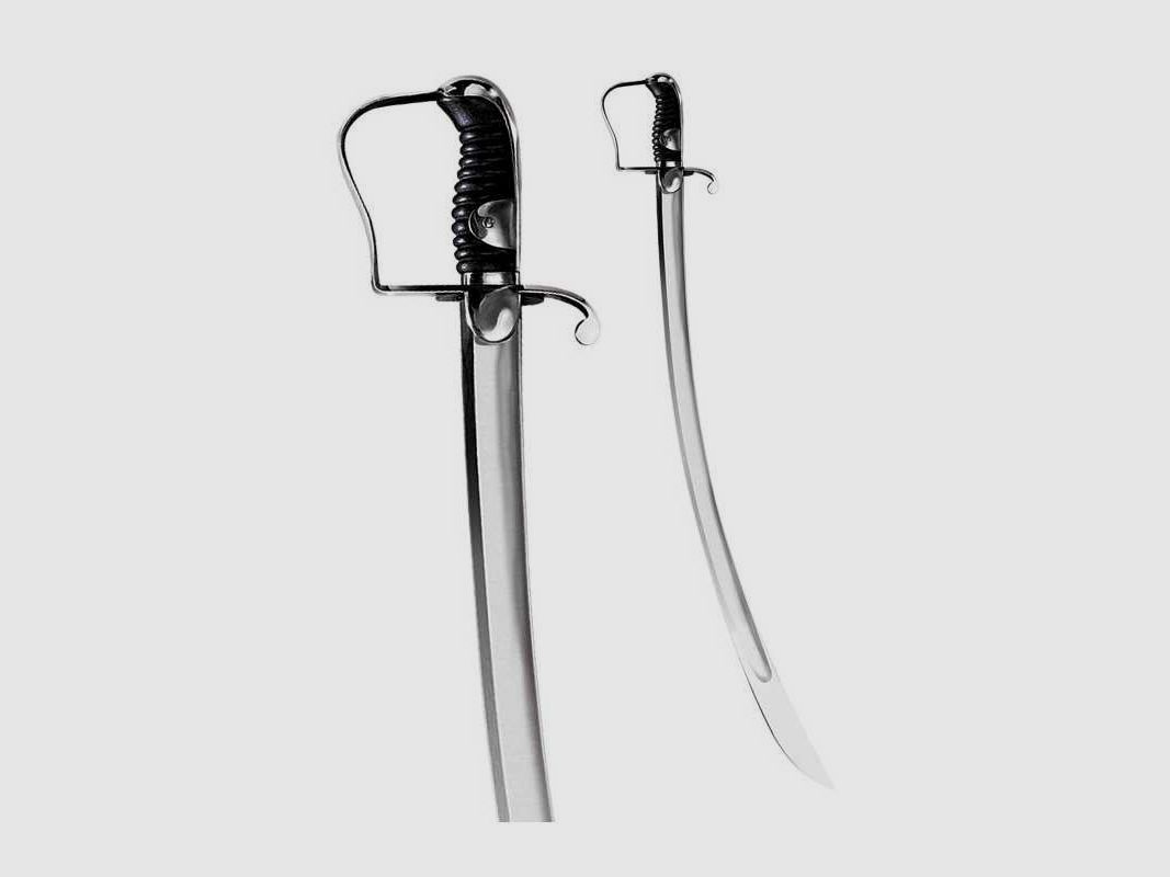 Cold Steel Kavallerie-Säbel von 1796 mit Holz- und Lederscheide