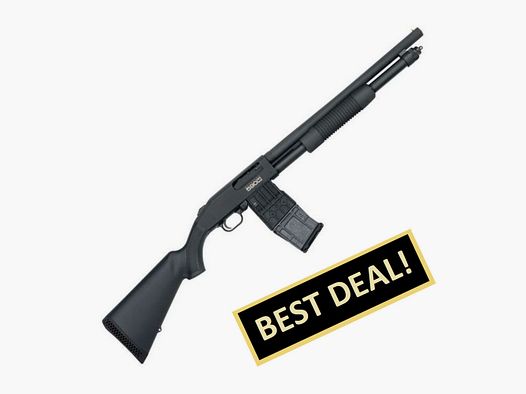 Mossberg 590M Mag-Fed 18.5" (5 pulgadas) Negro 12/89