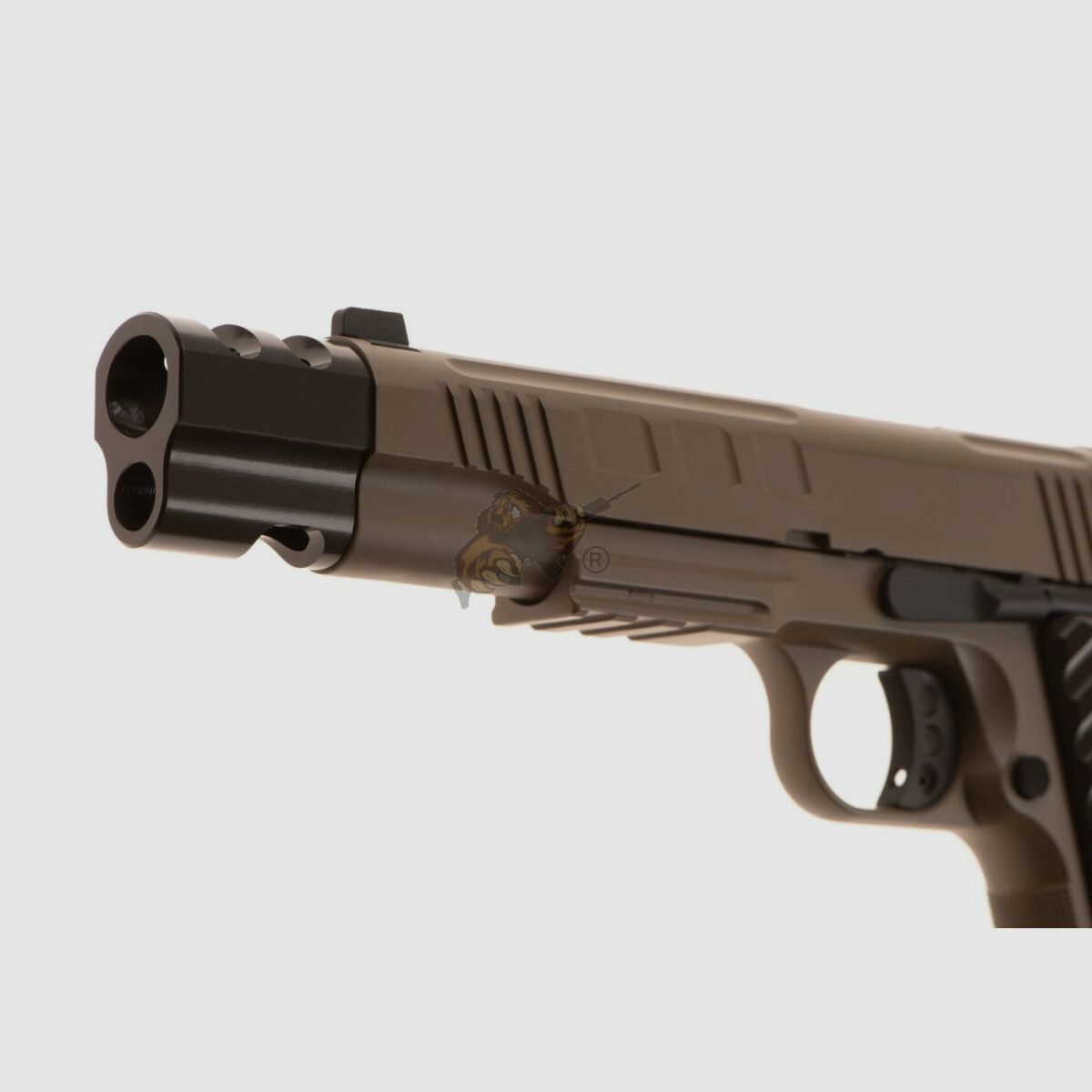 KP-16 Pistola CO2 in metallo completo con blowback in tan