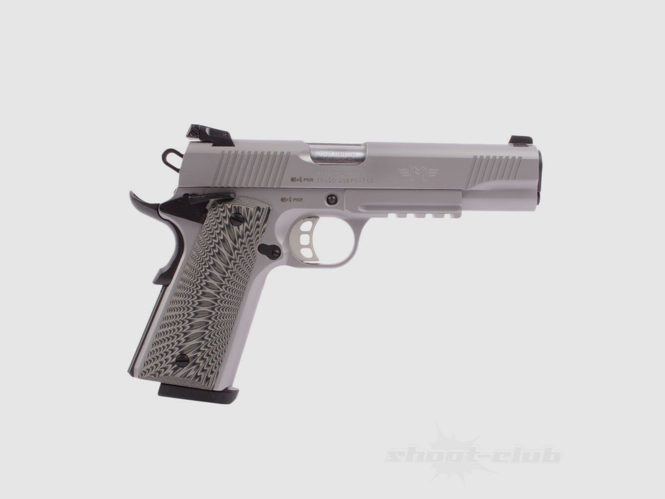 Messerschmitt ME 1911 Pistole Silber