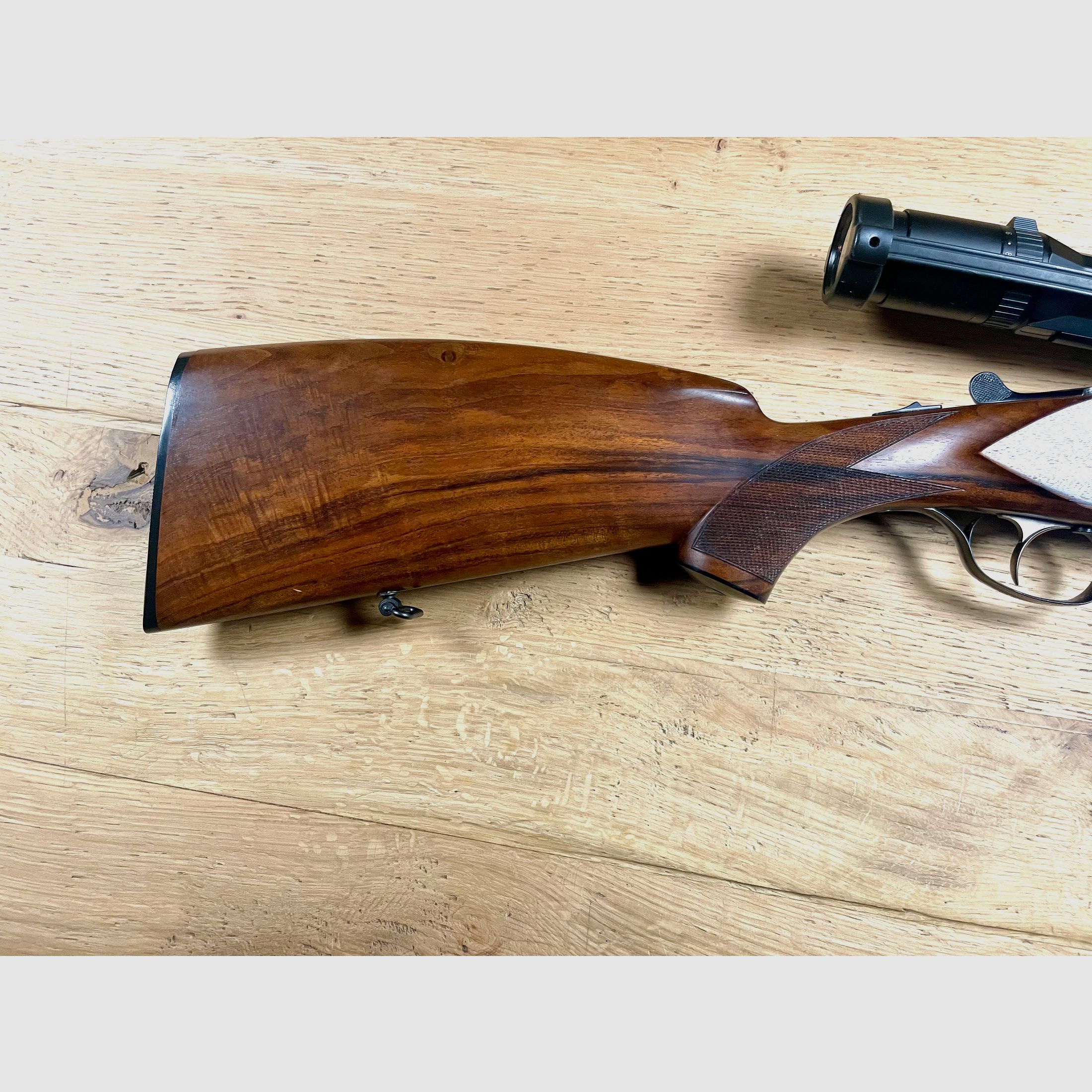 Bockdoppelbüchse Gebr. Merkel Suhl - Calibre : 9,3x74R incluant ZF Zeiss Diavari ZM 2,5-10x48