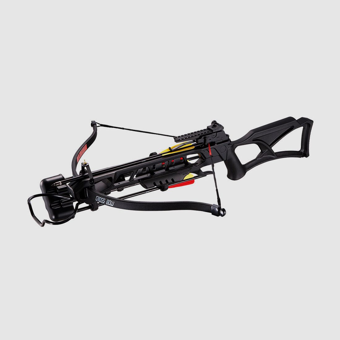 Man Kung Recurve Anaconda 175 lbs Black SET - Quiver, Pijlen, RedDot