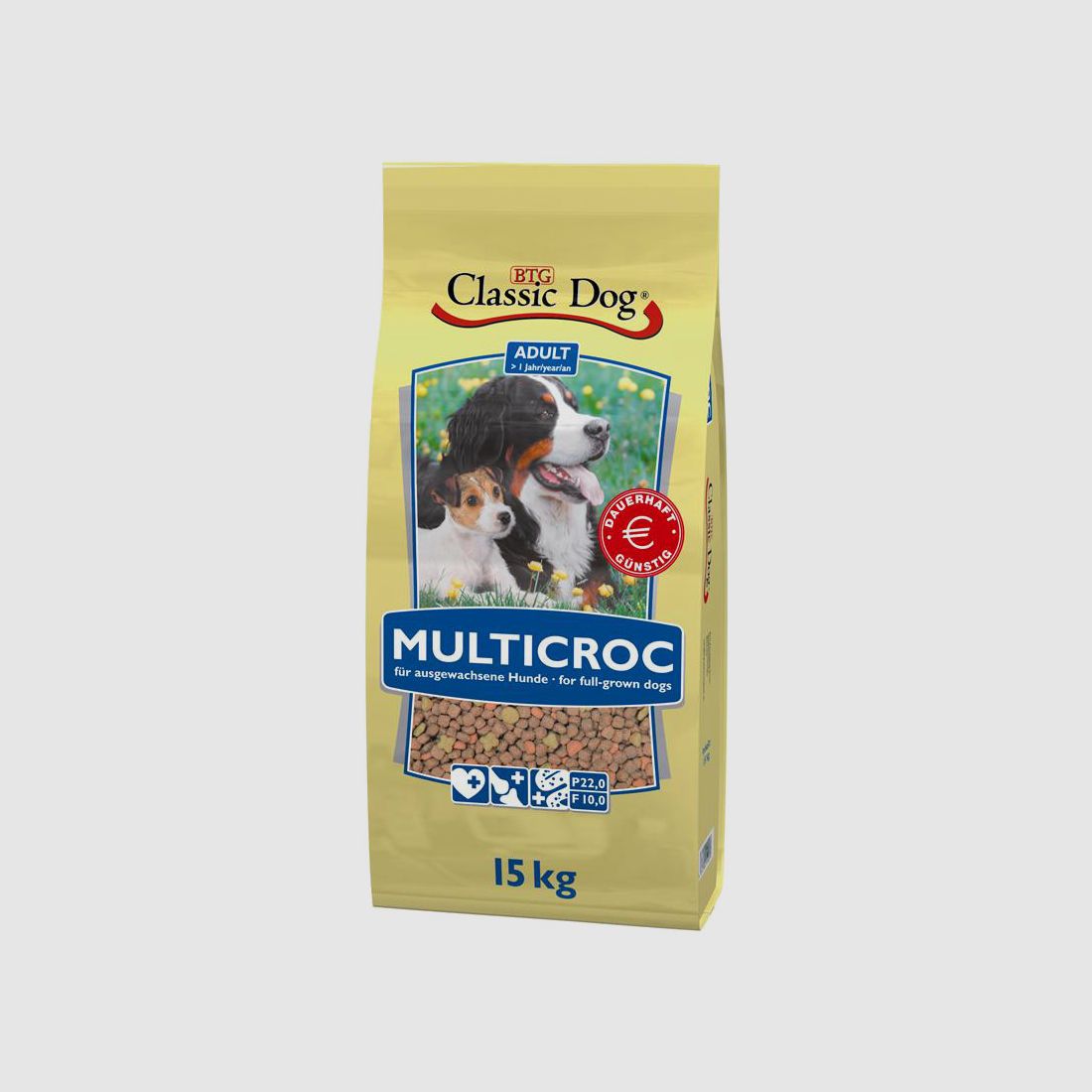 Classic Dog Hundefutter Multicroc 15kg