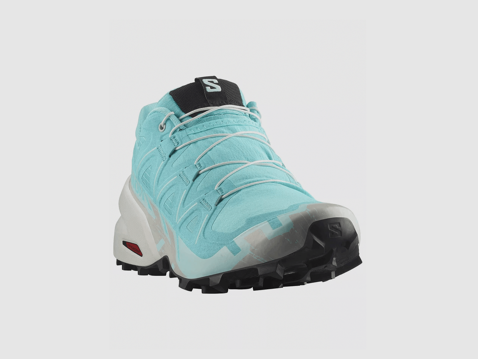 SALOMON – WOMEN – SPEEDCROSS 6 W Blue Curacao / Lunar Rock / Iced Aqua, image 2 of 6