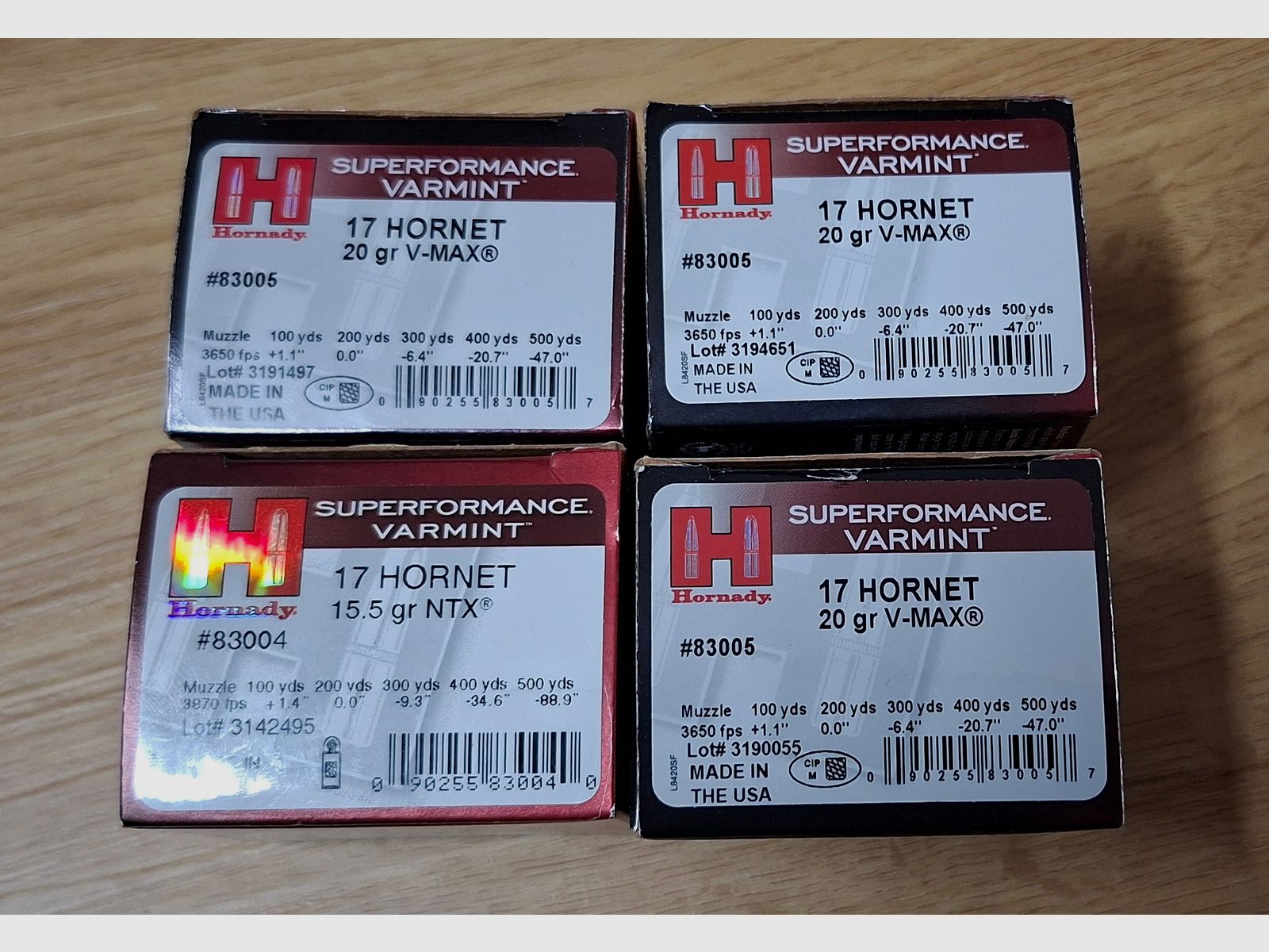 Hornady .17 Hornet Superformance Varmint Hülsen 100 Stück