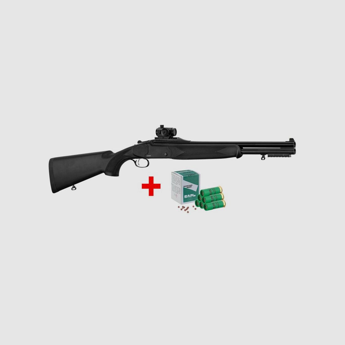 Taktisches Gewehrpack Slug COUNTRY ST Tactical Kal. 12/76 + Zubehör, Bild 1 von 3