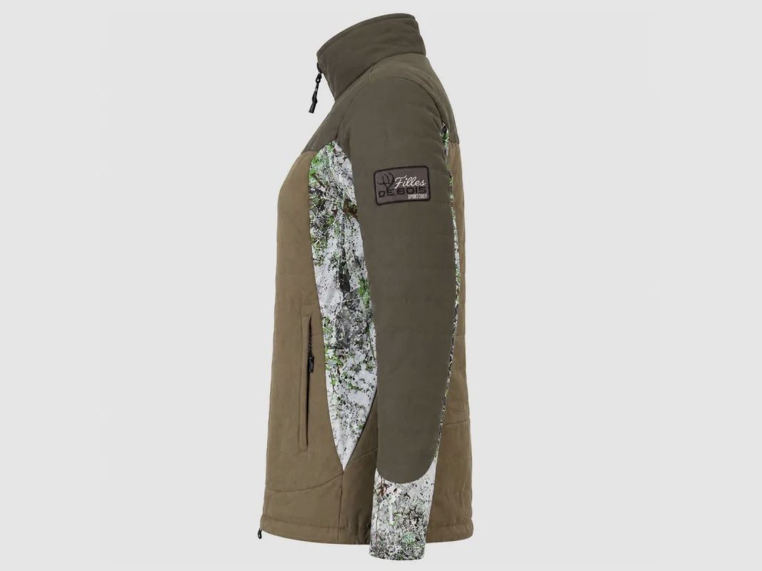 Damenjacke Kate Jagd Polyester Primaloft Gold Camo Ripper, Bild 9 von 13