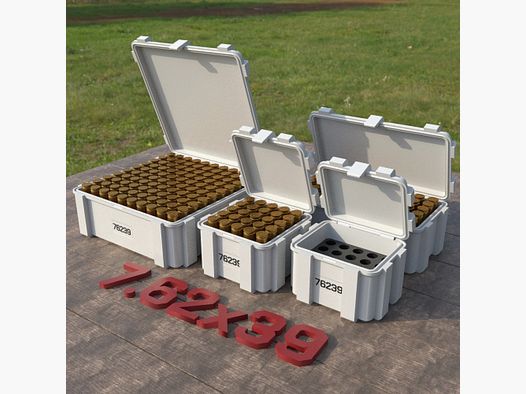 Filamelt Munitionsbox / Ammo Box 7.62x39 – Patronenbox ‘Klappdeckel’ – 20 / 25 / 50 / 100 Runden