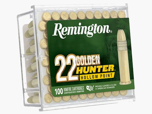 REMINGTON .22 LR Golden Hunter HP – 40 grains – hollow point