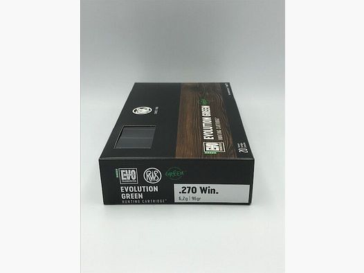 RWS munizioni per fucile .270 Win. Evolution Green 6,2g. 96gr.