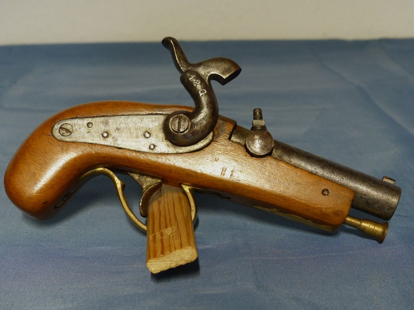 Vorderlader Perkussion Pistole Derringer antik vintage