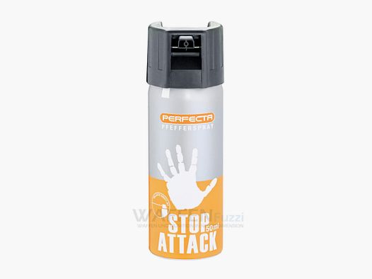 Spray au poivre Perfecta Stop Attack 50ml jet conique