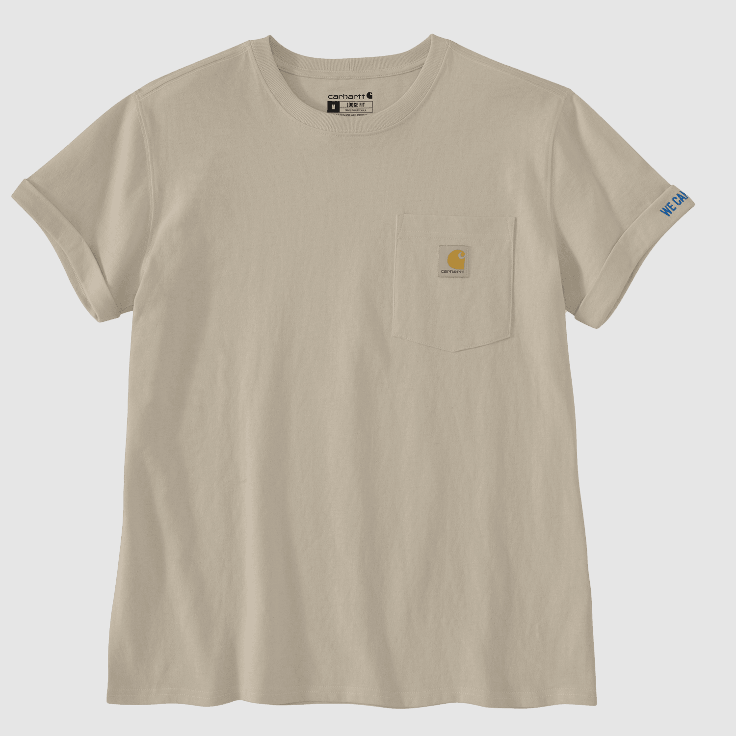 Carhartt Dearborn Loose Rosie T-Shirt Women Oat Milk XS