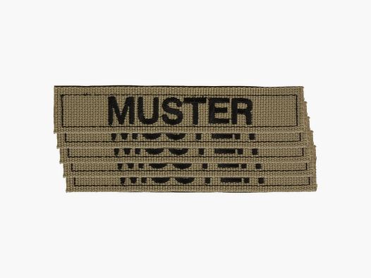 ASMC ASMC Namensbänder 5er Set Coyote