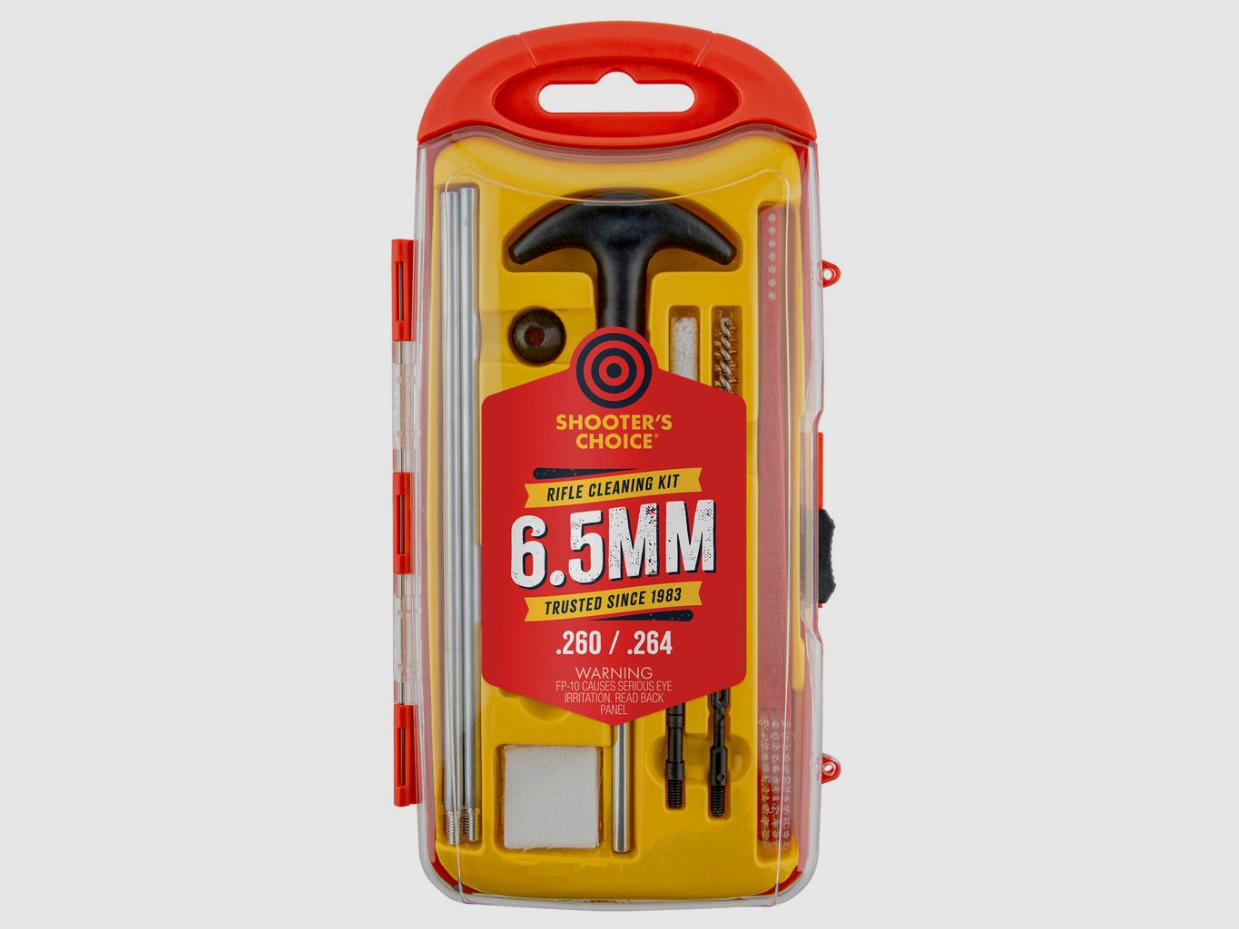 Kit di pulizia armi Shooter's Choice 6.5mm incluso FP-10 Lubricant Elite CLP (8-32) (SHF-SRK-65)