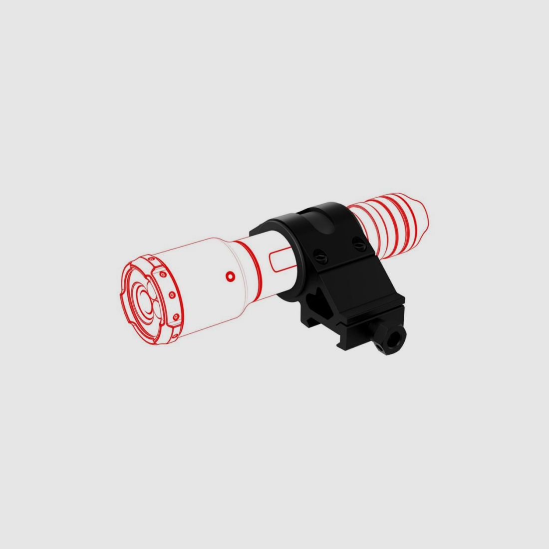 Ledlenser Picatinny Rail Mount Typ A, Bild 7 von 8