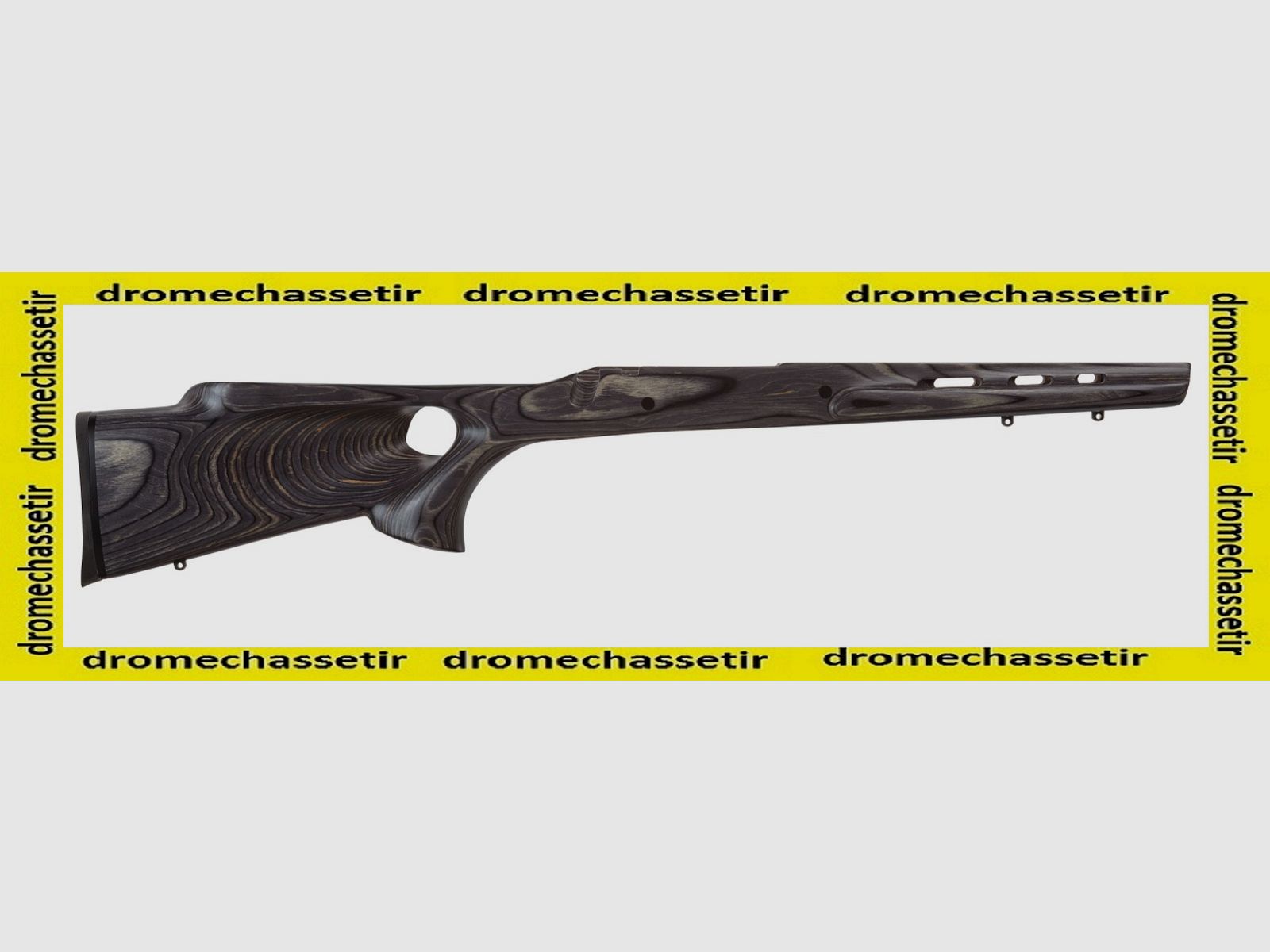 Culata con agujero para el pulgar thumbole varmint XPR acción corta gris