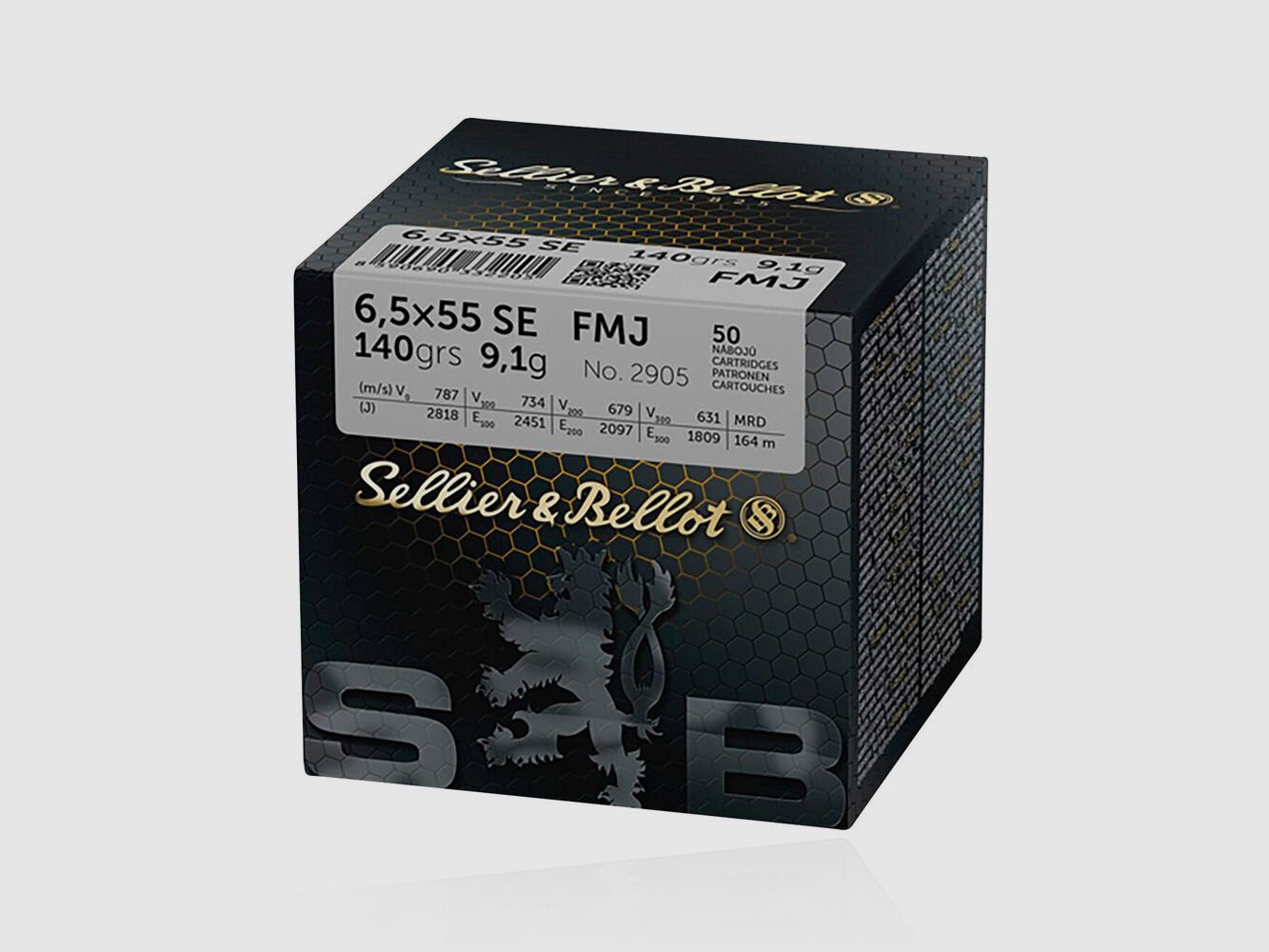 Sellier & Bellot FMJ 9,1g / 140gr 50Schuss