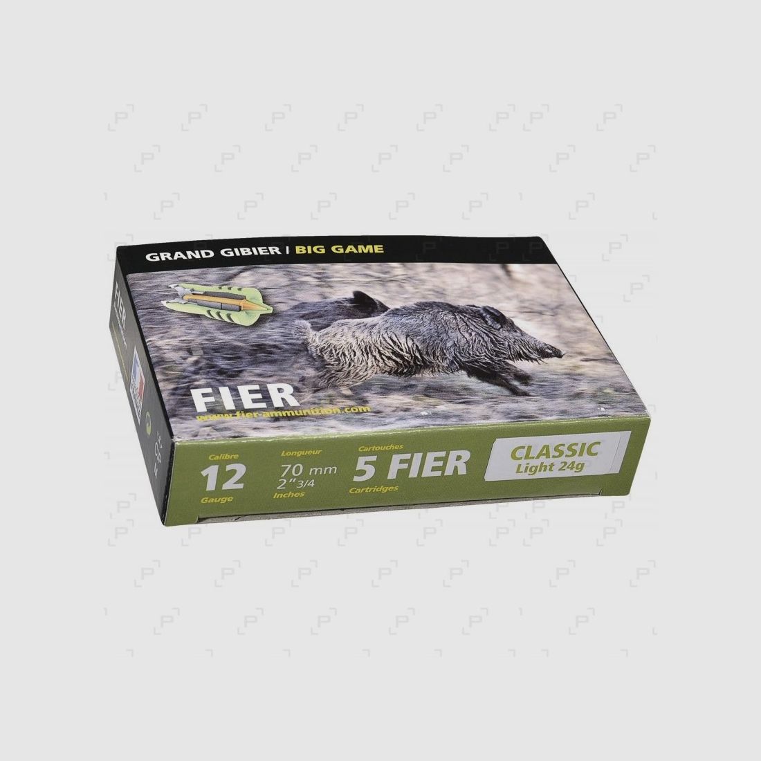 Patronen für die Jagd mit Geschoss FIER Kal. 12/70 - FIER CLASSIC LIGHT, Bild 1 von 4