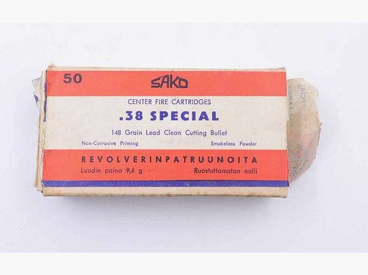 Sako - Finland revolver cartridges .38 Special WC