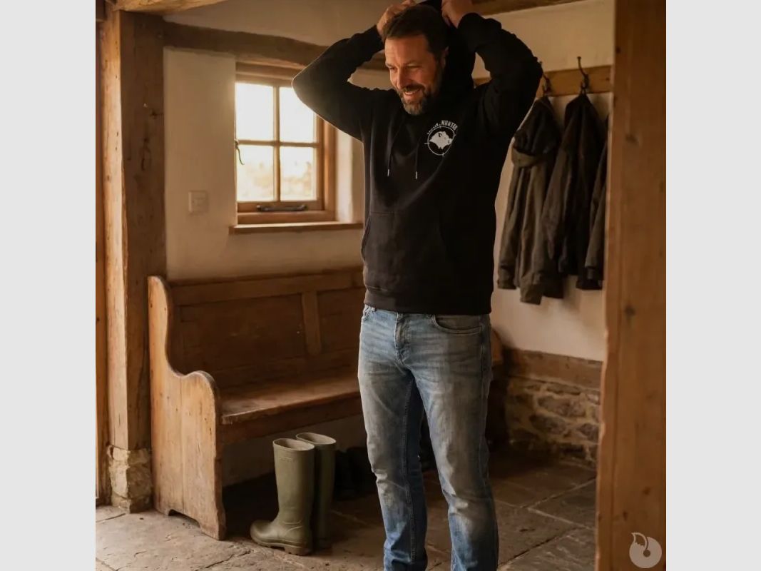 Sweat Keiler Hunter noir logo 1, image 5 sur 14
