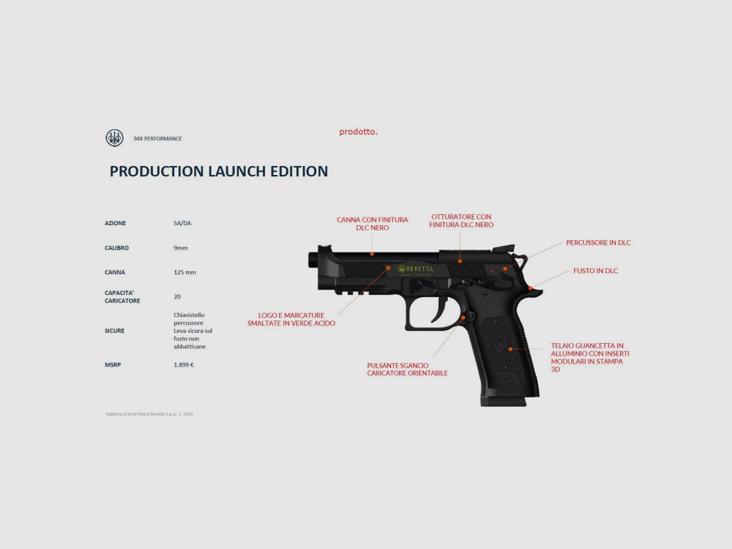 BERETTA 94X PERFORMANCE LIMITED, Bild 3 von 7