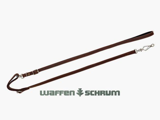 AKAH Umhängeleine aus Ölleder / Länge: 1,85m / Breite: 17mm