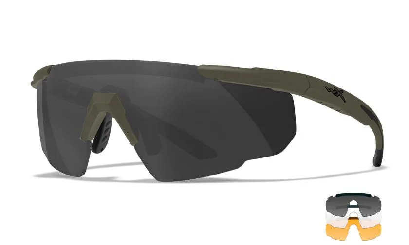 Okulary taktyczne Wiley X Saber Advanced Set 3in1 - OD Green (308G), zdjęcie 3 z 3