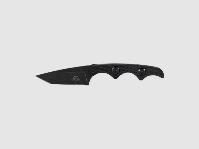 KH Security KH Security Coltello da Collo Dritto Nero