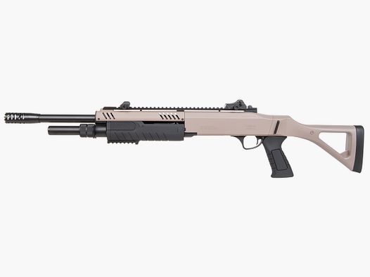 Fabarm STF12 18" Tan 6mm - Airsoft Federdruck Pumpgun