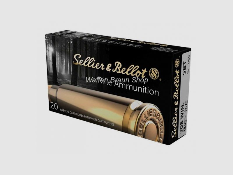 S+B .308Win. SGK 180grs. 20pcs