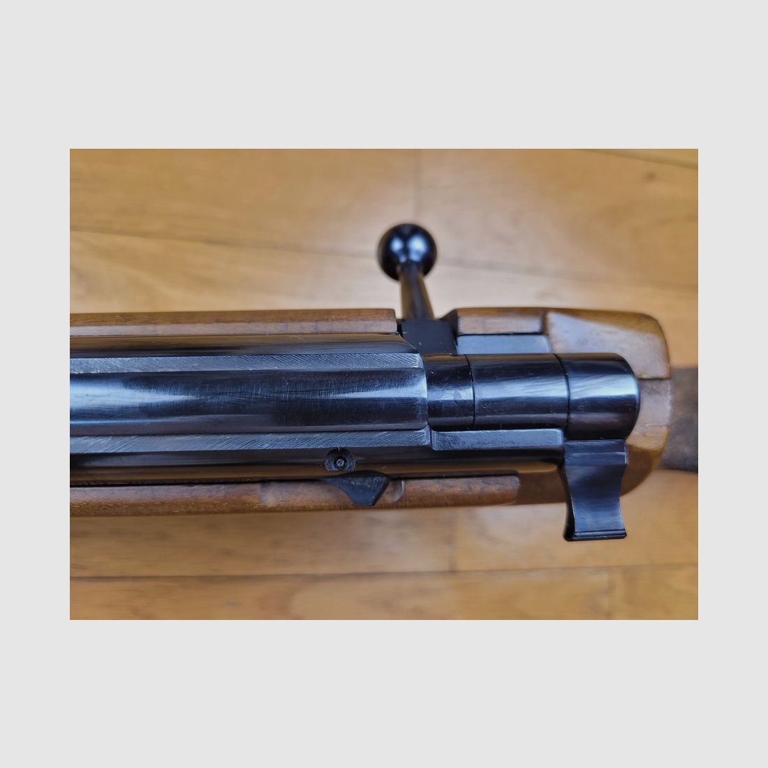 Bella carabina di precisione – Anschütz – Modello Match 54 – Calibro 22LR monocolpo – canna pesante – ottime condizioni, immagine 3 di 21
