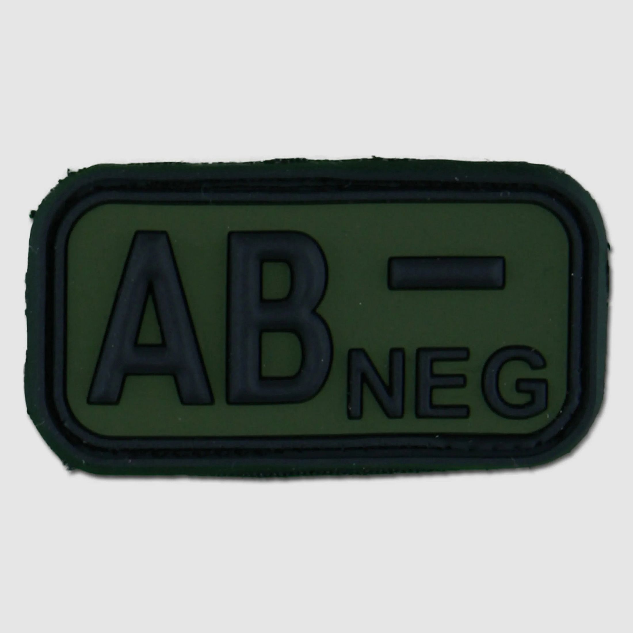 Jackets To Go 3D Blutgruppenpatch AB Neg forest