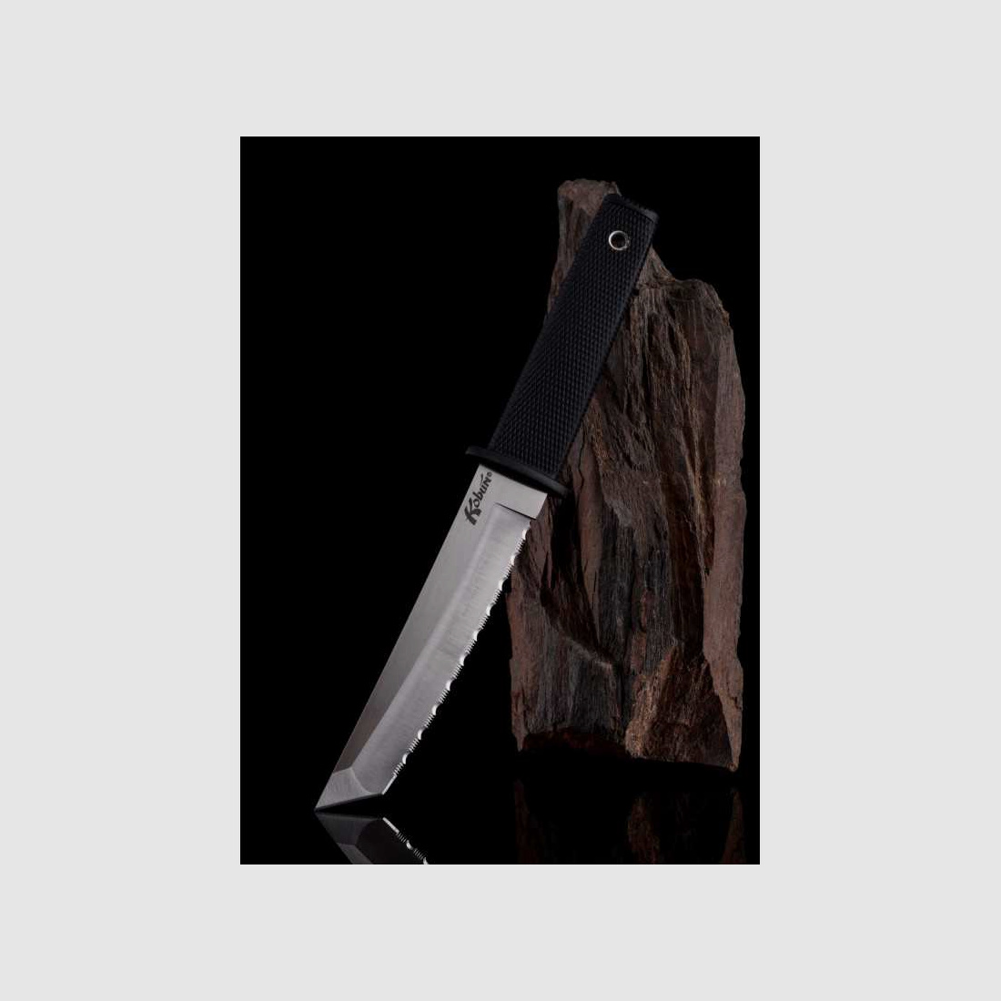 Cold Steel Kobun, Stiefelmesser mit Tantoklinge, Wellenschliff