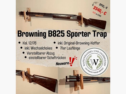 Browning B825 Sporter Trap