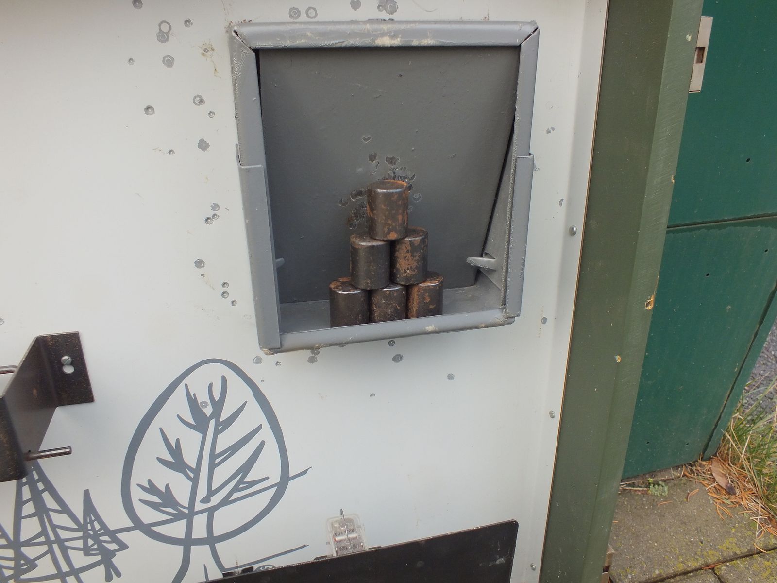 Schießbude, Schießkoffer, mit laufender Scheibe, DDR extrem selten!