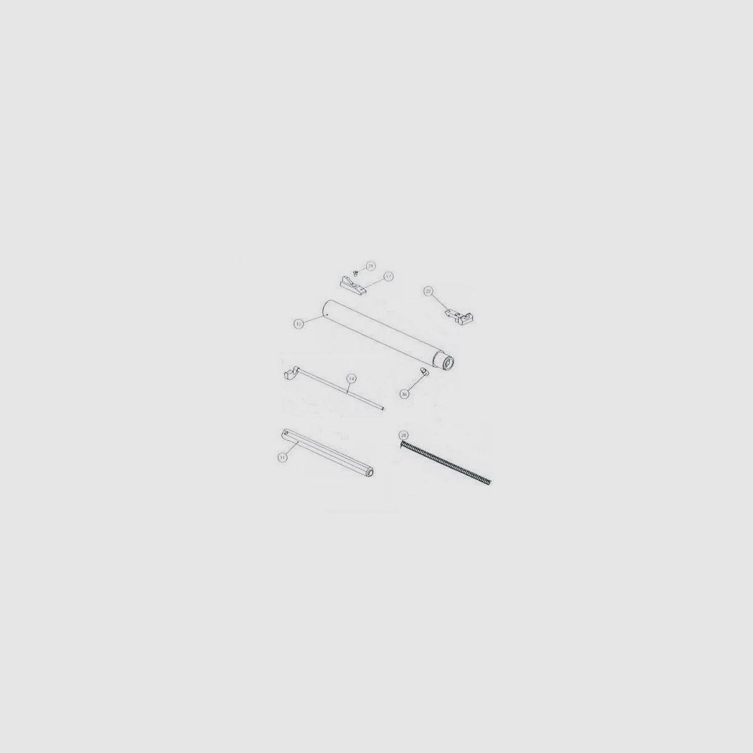 Spring Ejector Rod No.28 BFR