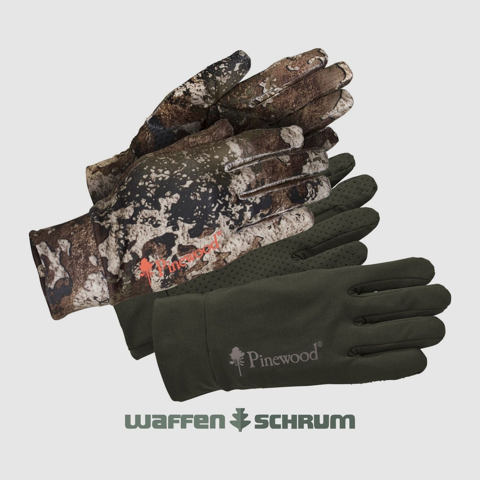 Pinewood Handschuhe Furudal Liner Strata Moss Green