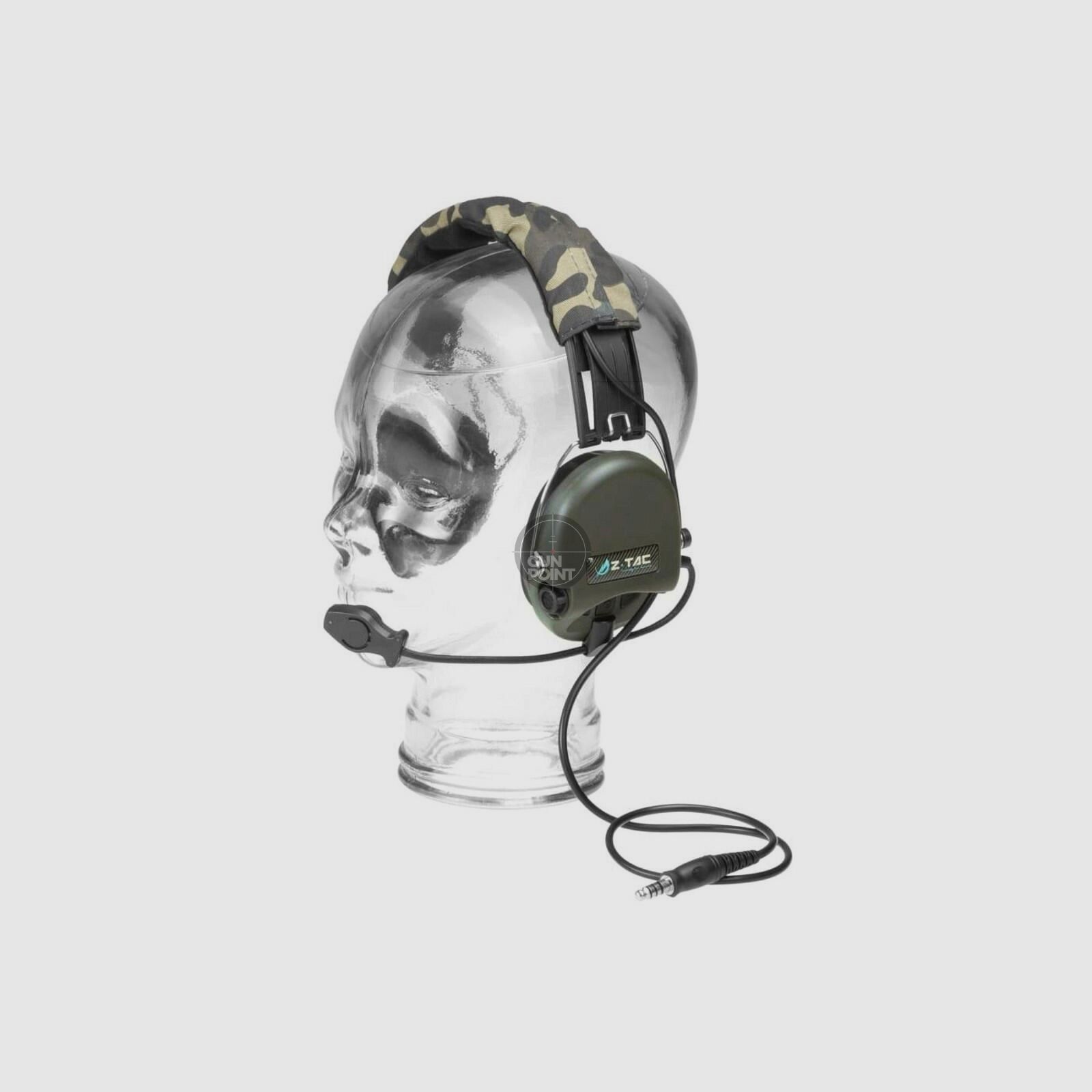 Z-Tactical SRD Headset Military Standard Plug-Foliage Green