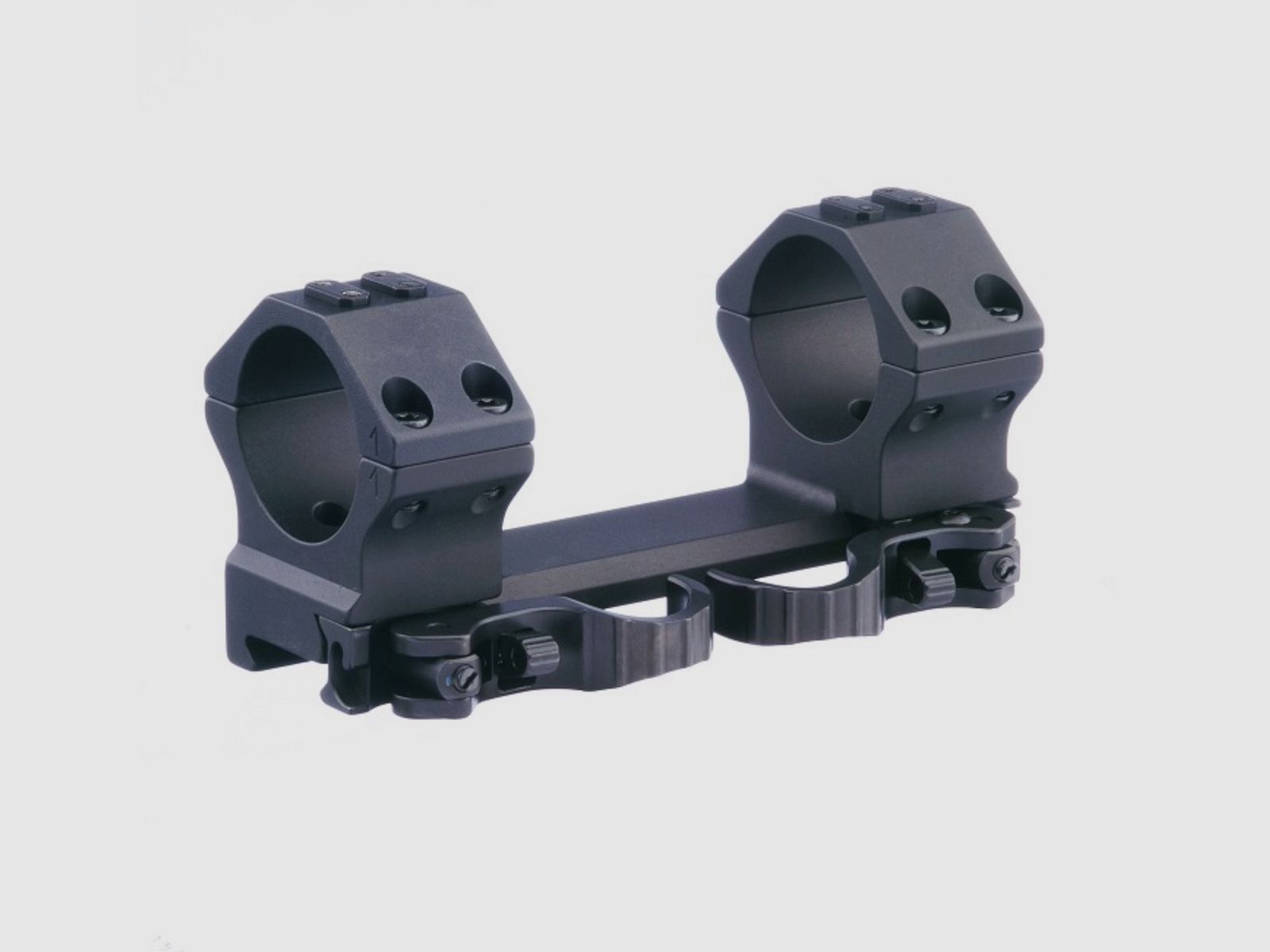 Eratac T4014-0025 Blockmontage Ringdurchmesser 34 mm Bauhöhe 25 mm mit Hebel