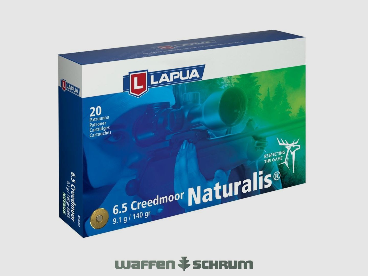Lapua Naturalis 9,1g - 140gr. 6,5x55SE