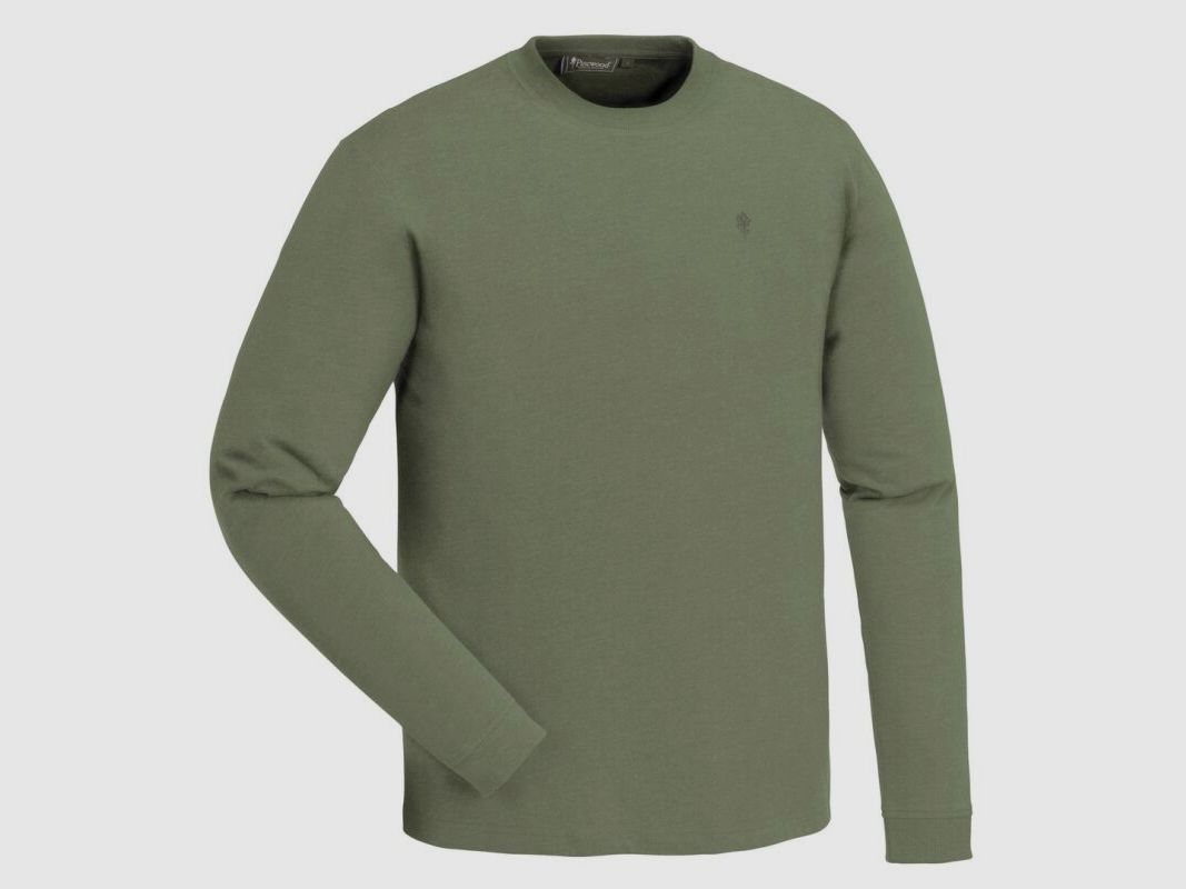 Pinewood Herren Longsleeve Shirt Midgreen