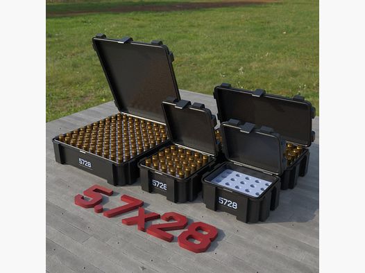 Filamelt Munitionsbox / 5.7x28 / ‘Klappdeckel’ / Patronenbox, Ammo Box